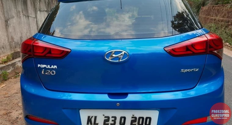 2017 Hyundai Elite i20 Sportz Used Car Kottayam, Kerala
